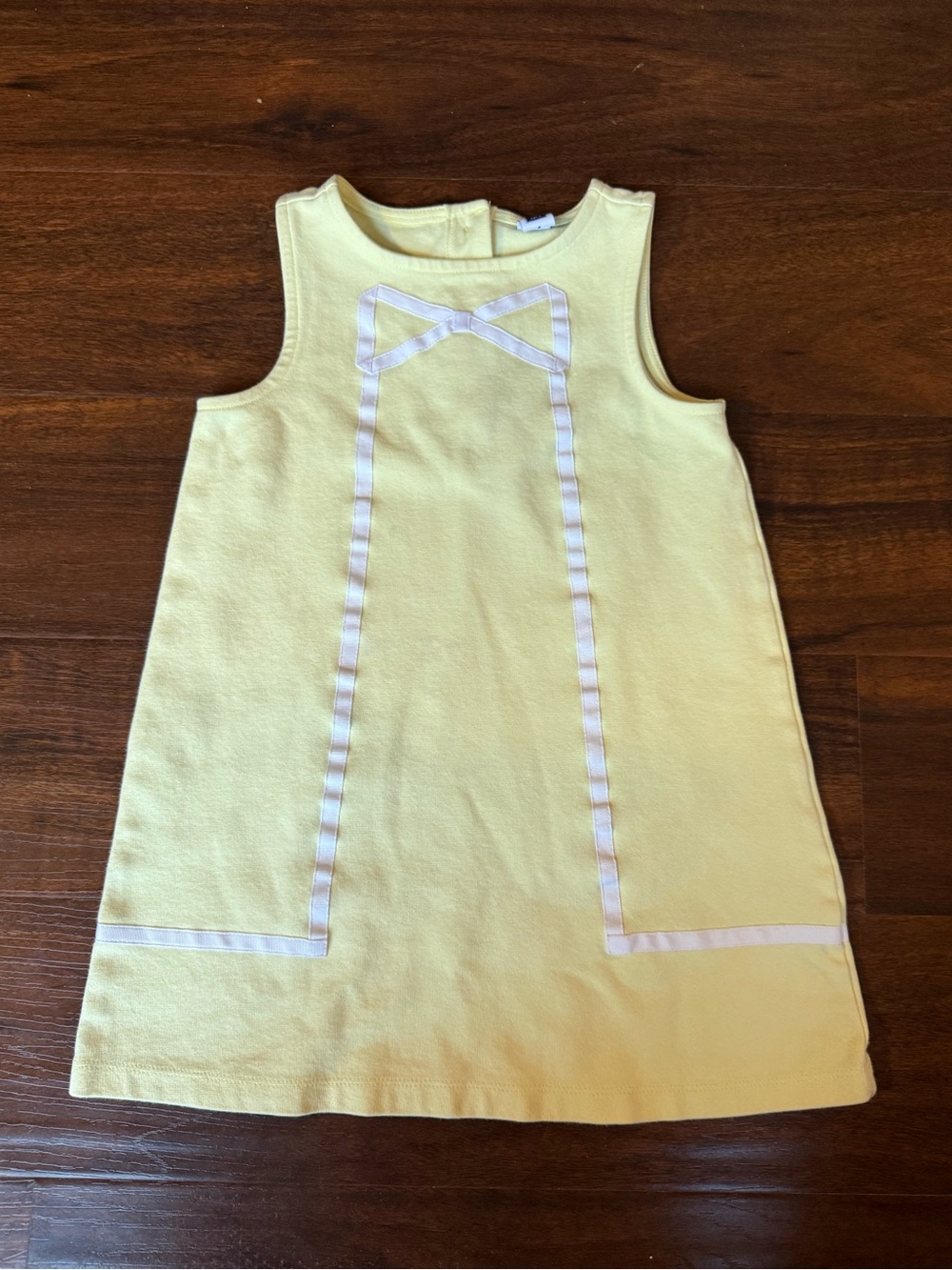 Janie and Jack Bow Shift Dress size 4 - Picture 3 of 6